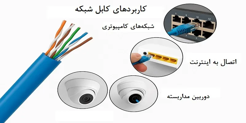 کاربردهای کابل شبکه