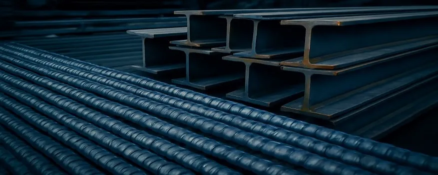 کاهش 32.4 درصدی تولید تیرآهن و رشد 7.9 درصدی میلگرد در ۷ ماهه ۱۴۰۴