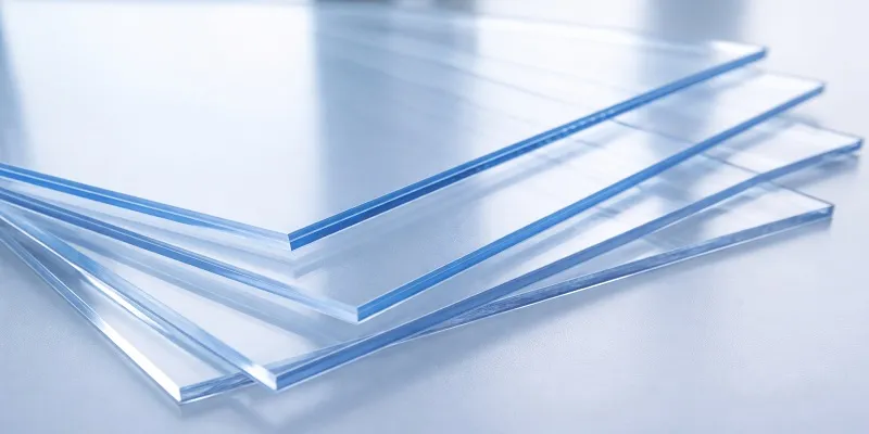نمایی از ورق پلی کربنات تخت