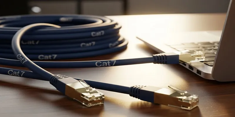 کابل Cat7 در دیتاسنترها یا زیرساخت های حساس کاربرد دارد.