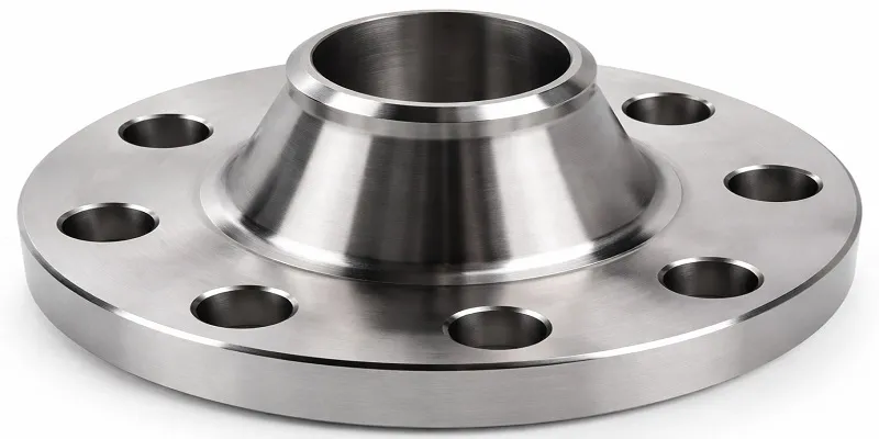 نمایی از فلنج گلودار سطح برجسته