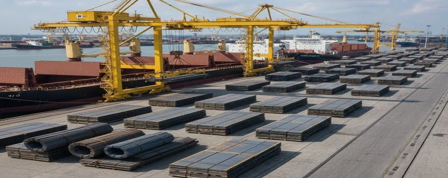 افت ۳۲ تا ۴۸ درصدی واردات مقاطع فولادی؛ میلگرد و ورق در صدر