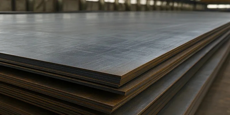 نمایی از ورق سیاه تولید شده توسط کارخانه آتیه