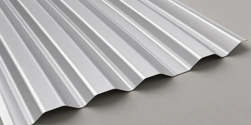 نمایی از ورق شیروانی آلومینیوم